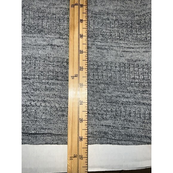 Carbon 2 Cobalt Striped Elbow Patch Gray Textured Sweater‎ Men Size Large - Picture 5 of 9